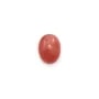 Cabochon de rhodochrosite de forme ovale 11x13mm x 1pc