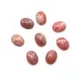 Cabochon de rhodochrosite de forme ovale 11x13mm x 1pc