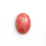 Cabochon de rhodochrosite de forme ovale 12x15mm x 1pc