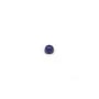 Cabochon de sodalite bleu, de forme ronde, 2mm x 4pcs