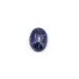 Cabochon de sodalite, de forme ovale, 7 * 9mm x 4 st