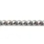 Grey Freshwater Pearl Round 6mm x 40 cm 