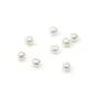 Perle d'eau douce rond sans perçage 1.5-1.8mm x 2pcs