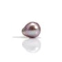 Perle de culture d'eau douce, semi-percée, mauve, poire, 9-9.5mm x 1pc