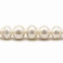 white  freshwater pearl baroque 15mm x 10pcs