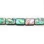 Nacre Abalone RECTANGLE 13x18mm x 40cm