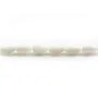 Nacre Blanche en Forme de  Goutte 5x8mm x 40 cm 