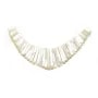 Nacre blanche en forme de triangle 28x110mm x 1pc