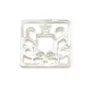 Nacre blanche ronde arbre 12mm x 1pc