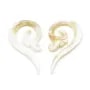 Nacre blanche cygne 36x50mm x 2pcs