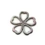 Nacre rose en fleur plate 16mm x 1pc