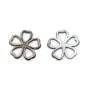 Nacre rose en fleur plate 16mm x 1pc
