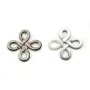 Nacre grise en noeud chinois 20mm x 1pc