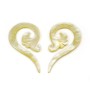 Natural shell ''Flower'' in a bag 15mm x 1pc