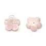 Nacre rose en forme de fleur 19.5mm x 1pc