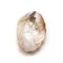 White mother-of-pearl alphabet x 1pc