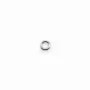 Anneaux  soudé  4 x 0,8 mm argent 925 x10PCS