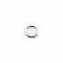 Anneaux ronds fermés, 6x0,8 mm argent 925 x10PCS