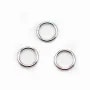 Anneaux  Soudé 7X0.8mm argent 925   x10 PCS
