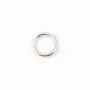 Anneaux ouverts 8x0.8mm argent 925 x10pcs