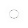 Anneaux  soudé  10x1 mm argent 925 x4PCS