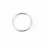 Anneaux ronds fermés 14x1mm argent 925 x2 PCS