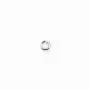 925 Silver, Open Round Rings, 3x0.6mm, x 20 pcs 