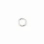 Anneaux ouverts 5x0.8 mm argent 925 x10 pcs
