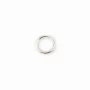 Anneaux ouverts 7x0,9 mm argent 925 x10 pcs 