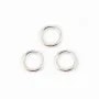 Anneaux ouverts 7x0,9 mm argent 925 x10 pcs 