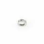 Anneaux doubles 5x0.6 mm argent 925 x10 pcs