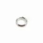 Anneaux doubles 7x0.7 mm argent 925 x10 pcs