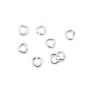 Anneaux ouverts triangulaires 6x6x0,6 mm argent 925 x 20PCS
