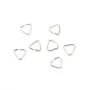 Anneaux triangle 0.8x8mm en argent 925 x 10pcs