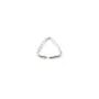 Anneaux triangle 0.8x8mm en argent 925 x 10pcs