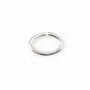 925 Silver, Open Oval Rings, 4x6x0.7mm X20 PCS 