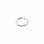 925 Sterling Silver, Oval-shape Rings, 6x8mm x 4pcs
