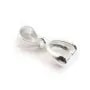 Attache pendentif, argent 925, 3x12mm x 2pcs