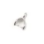 Argent 925 Bélière rhodié 4.5x7.5mm x 2pcs 