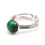 925 silver adjustable ring 10mm round base x 1pc