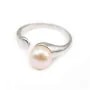 Argent 925 Rhodié Bague réglable x 1pc