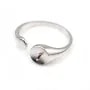 Argent 925 Rhodié Bague réglable x 1pc