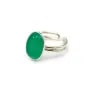 Bague réglable support 14mm  argent 925 x 1pc