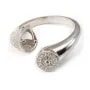 Silver 925 bague with ZC x 1pc