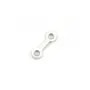Sterling Silver 925 barrette 5 strands x 1pc
