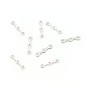 Sterling Silver 925 barrette 5 strands x 1pc