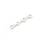 Sterling Silver 925 barrette 5 strands x 1pc