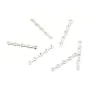 Sterling Silver 925 barrette 5 strands x 1pc
