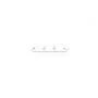 Argent 925 Barrette 4 Rangs  x 1pc 