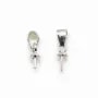 Silver  925 Rhodium Bail x 1 pcs  